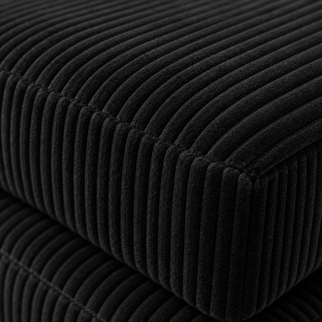 Canapé Futon Pliable Noir