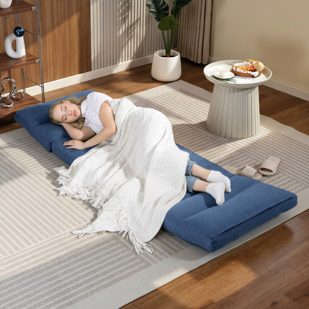 Fauteuil Futon Convertible Bleu