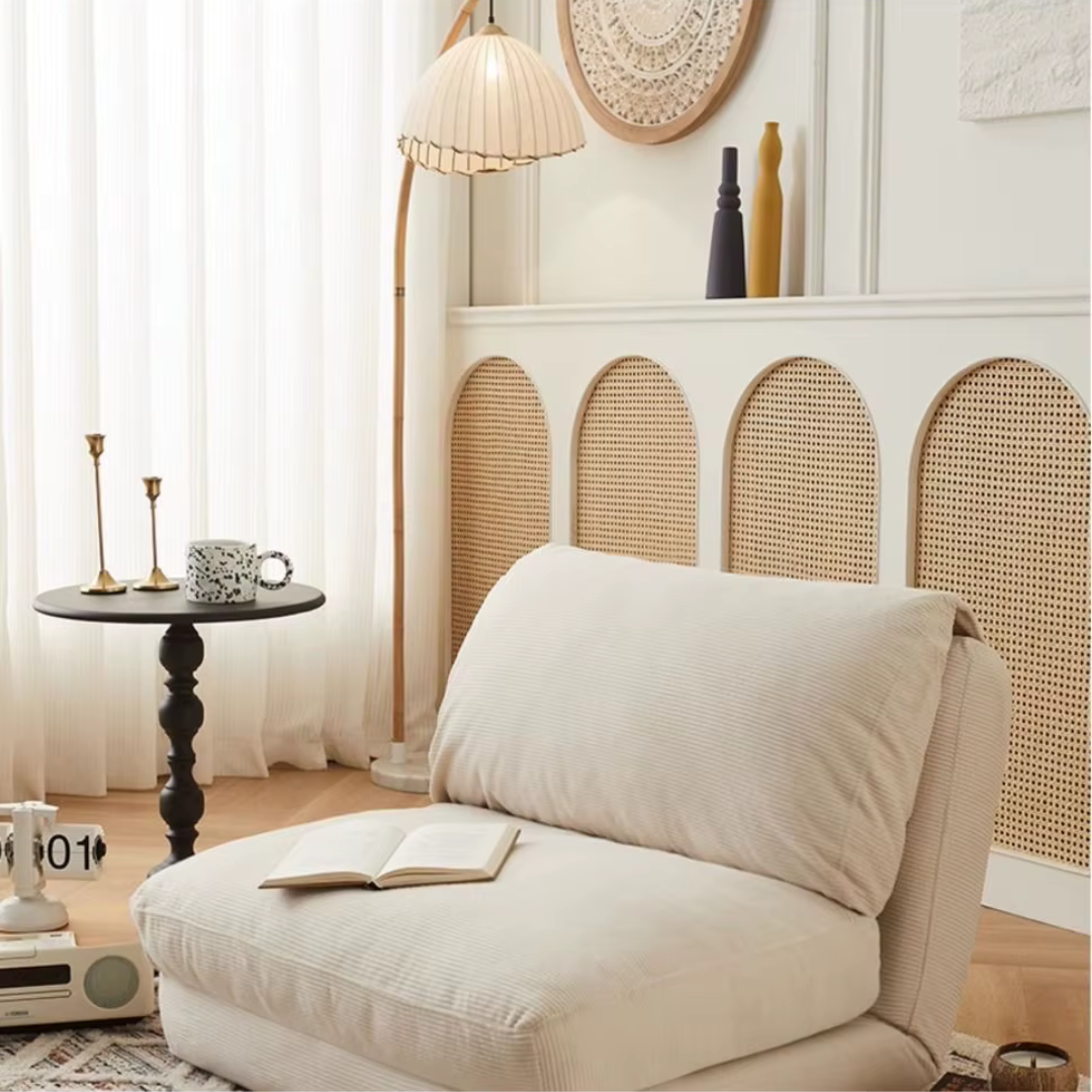 Fauteuil Futon Japonais Beige