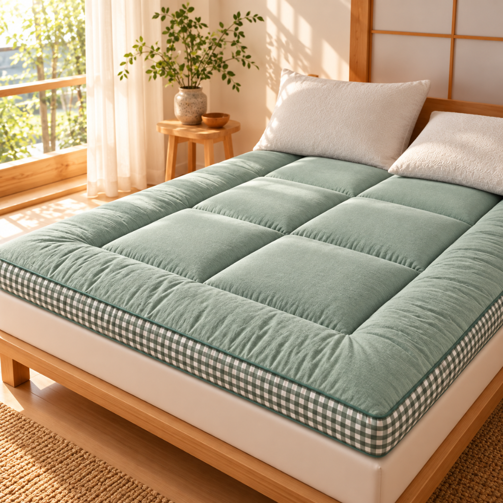 Matelas Futon Vert en Fibre de Soja