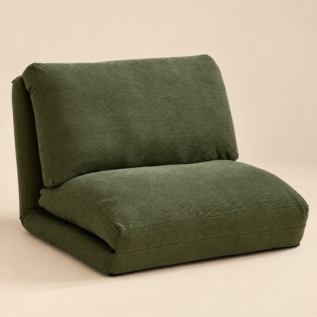 Canapé-Lit Futon Japonais Vert
