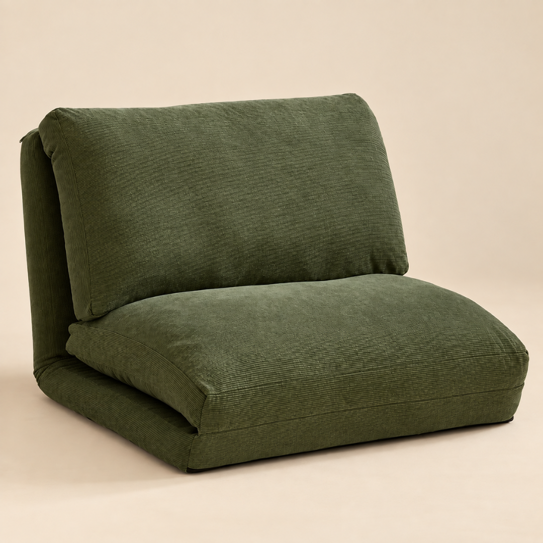 Canapé-Lit Futon Japonais Vert
