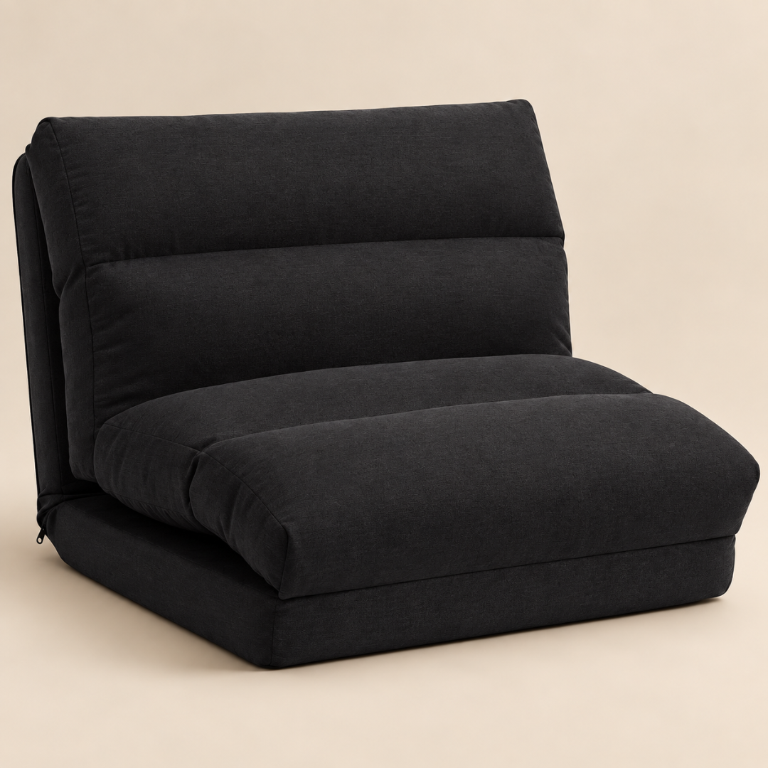 Fauteuil Futon Convertible Noir
