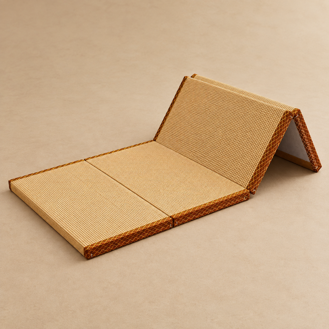 Tatami Japonais Pliable Marron