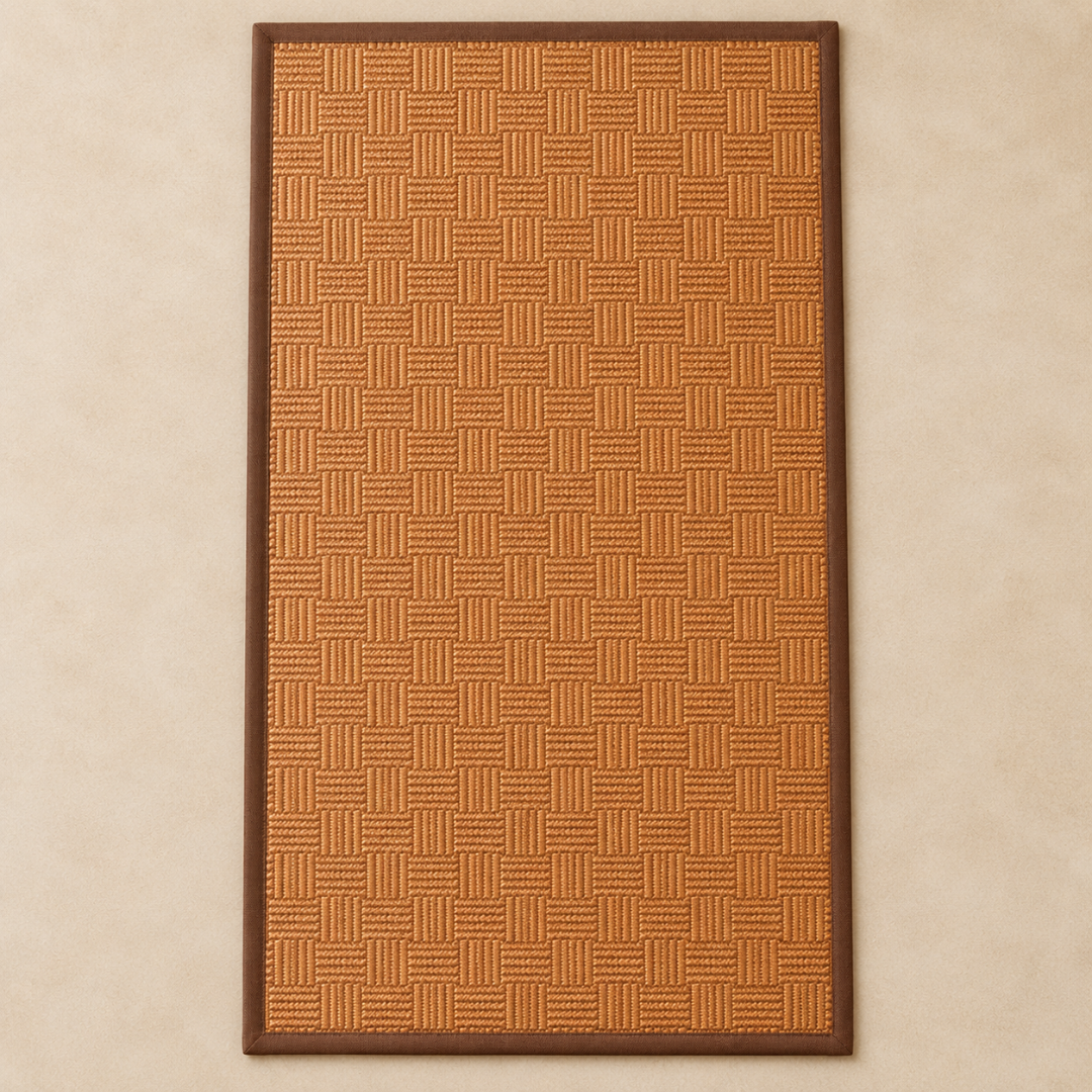 Tapis de Sol Japonais Épais Marron