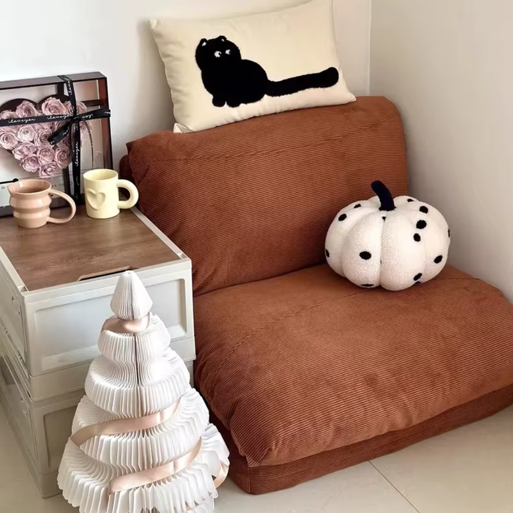 Fauteuil Futon Japonais Terracotta