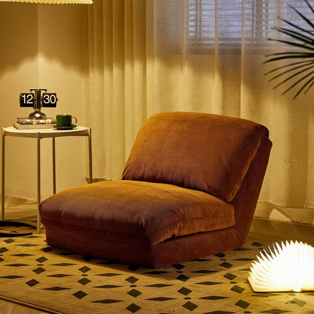 Fauteuil Futon Japonais Terracotta