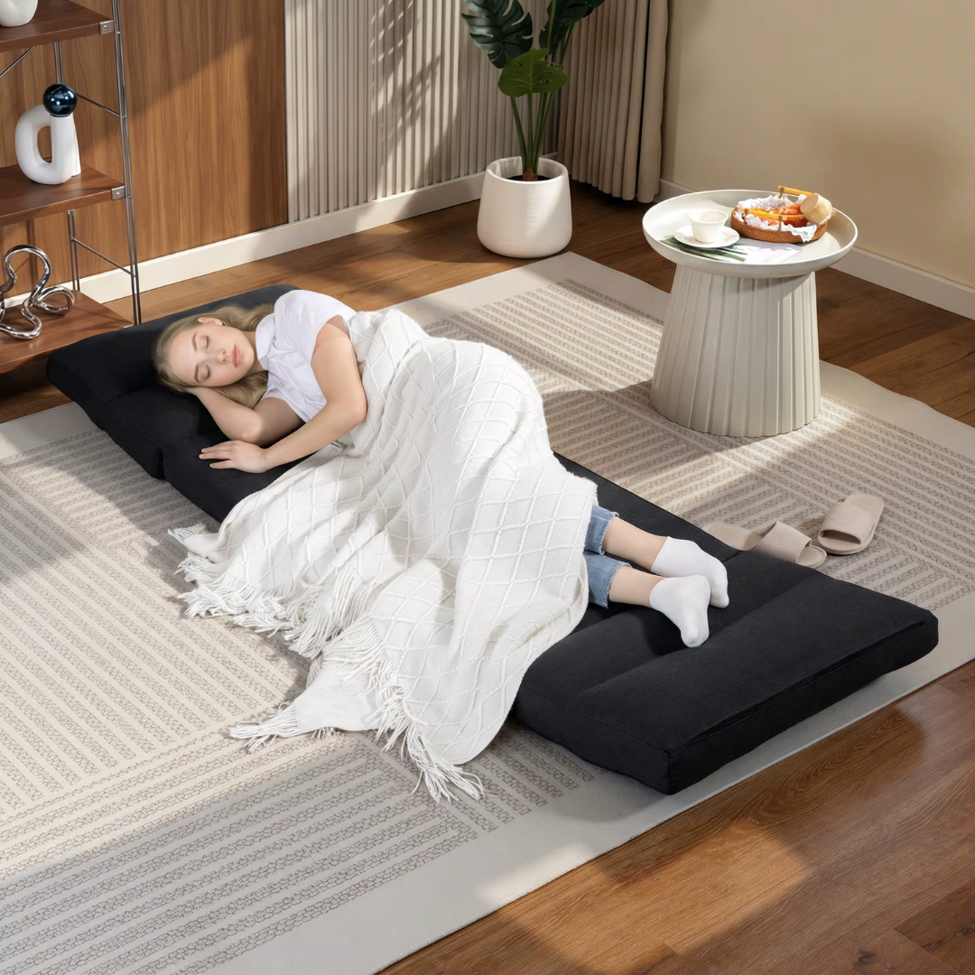 Fauteuil Futon Convertible Noir