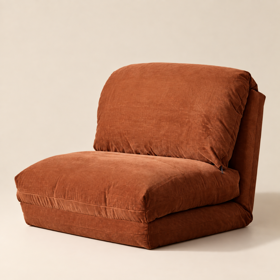 Fauteuil Futon Japonais Terracotta