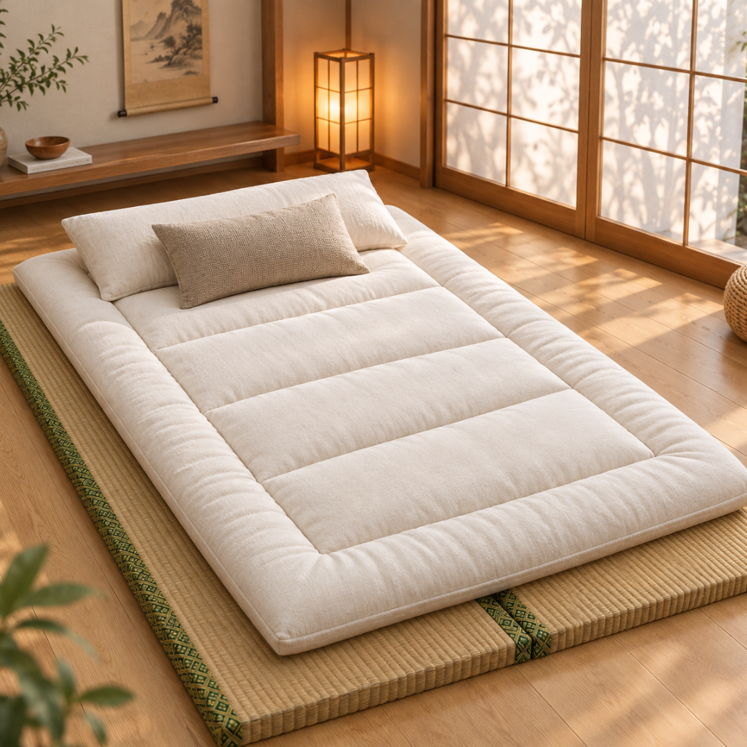 Tatami Japonais Pliable Vert