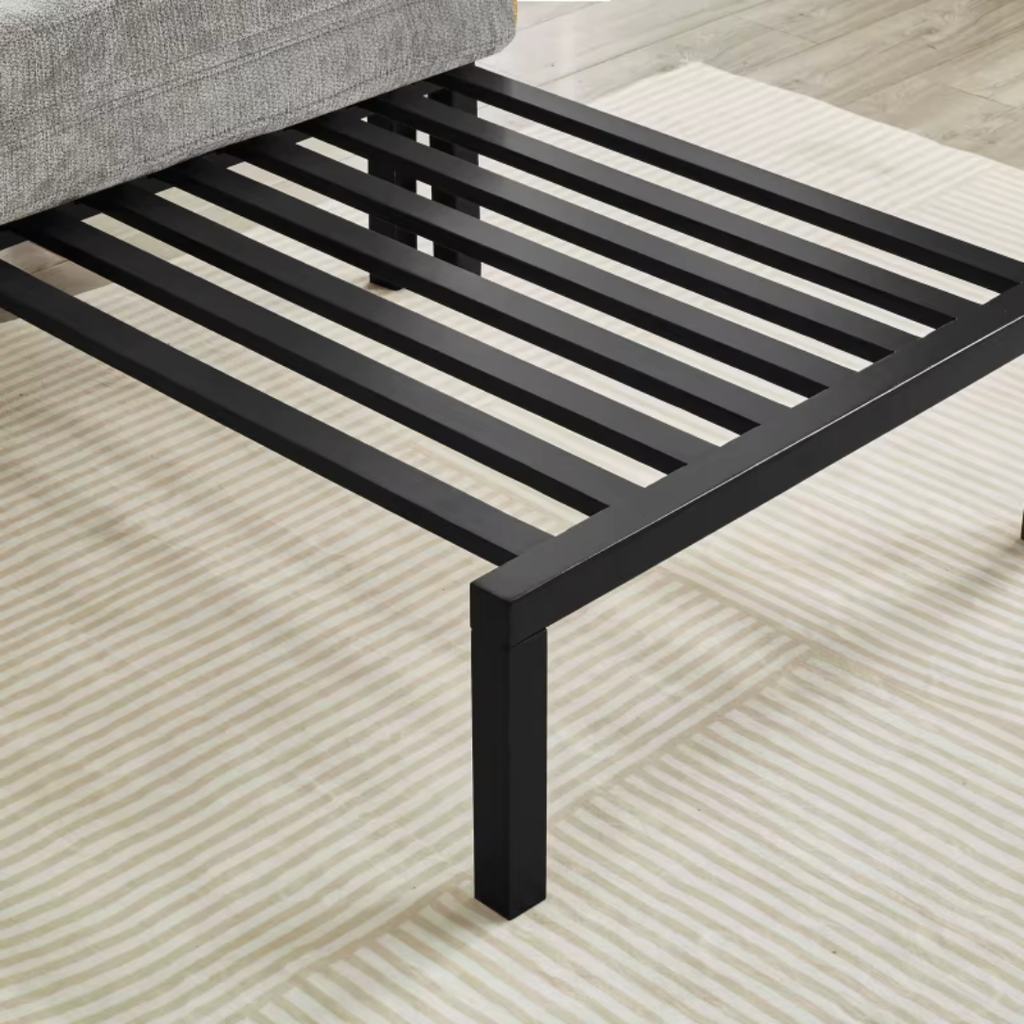 Fauteuil Futon Convertible Gris en Bois