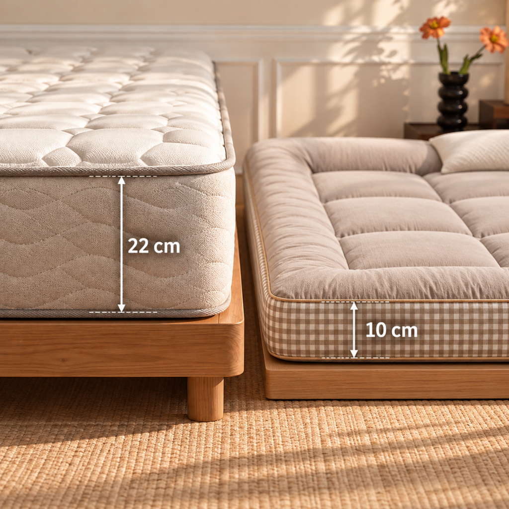 Matelas Futon Vert en Fibre de Soja