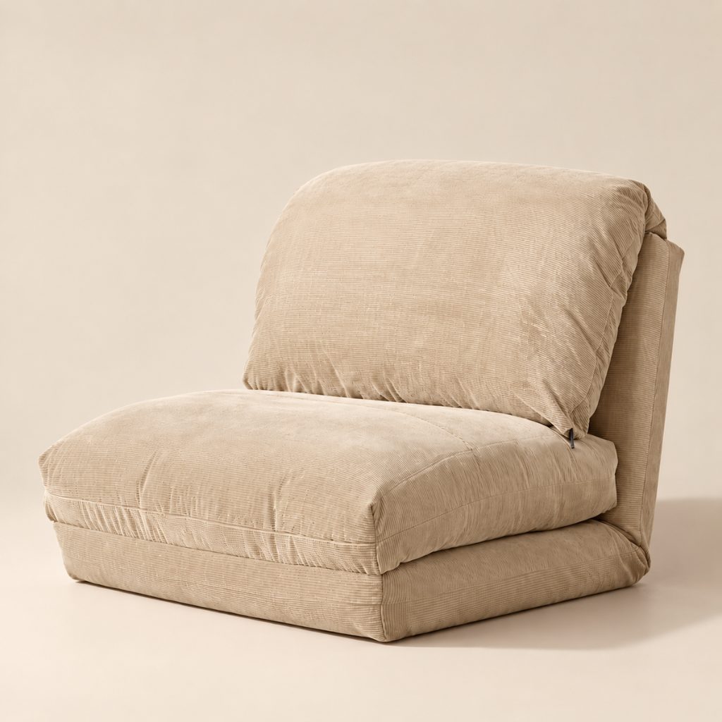 Fauteuil Futon Japonais Beige