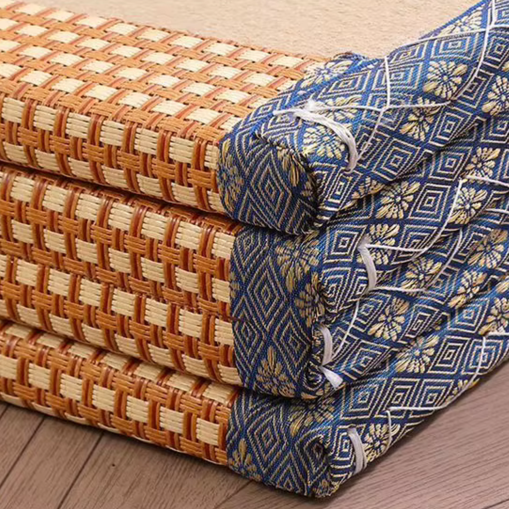 Tatami Japonais Pliable Bleu