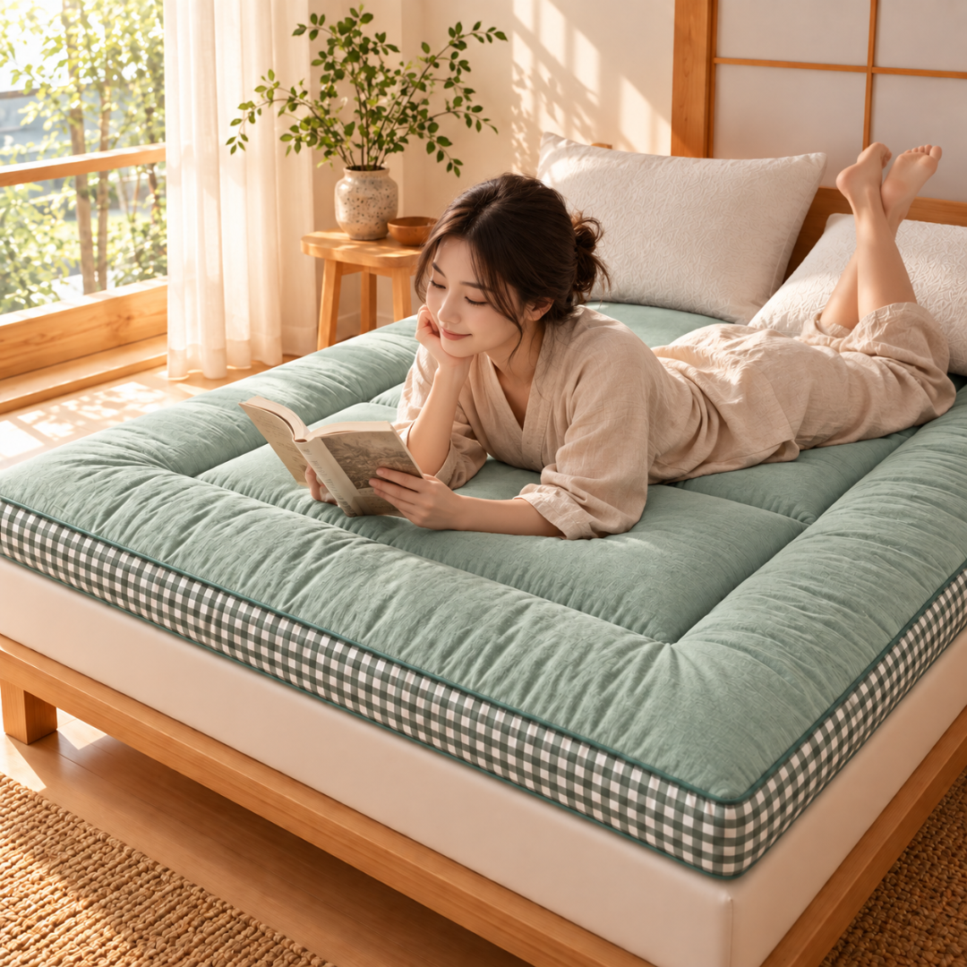 Matelas Futon Vert en Fibre de Soja