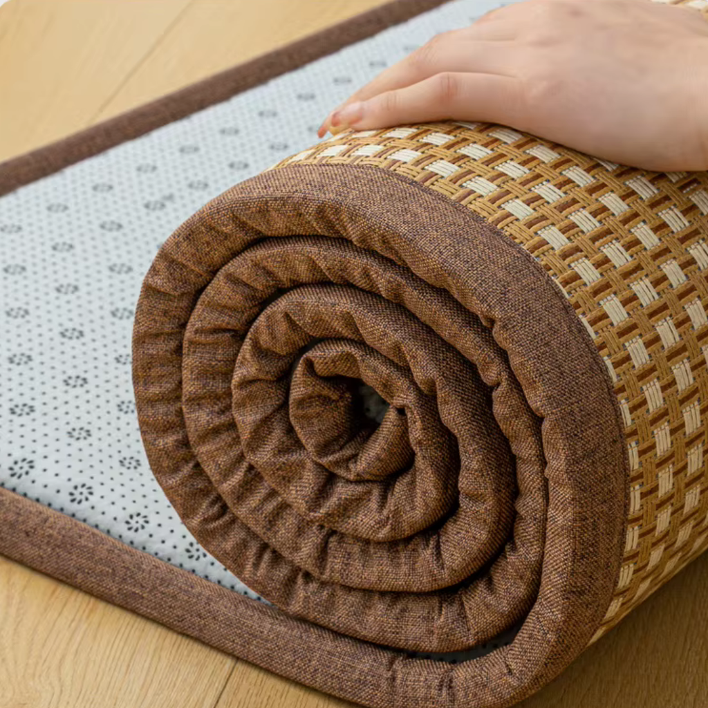 Tapis de Sol Japonais Épais Beige