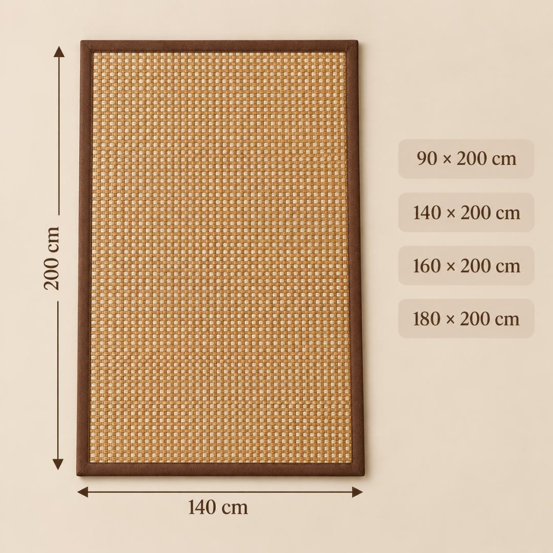 Tapis de Sol Japonais Épais Beige