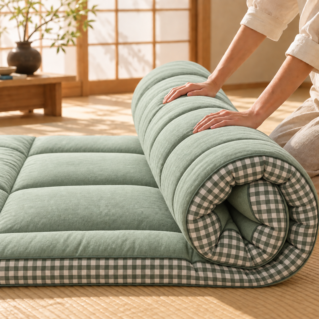 Matelas Futon Vert en Fibre de Soja