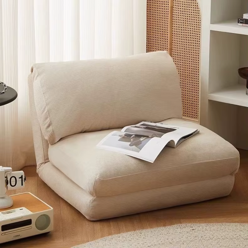 Fauteuil Futon Japonais Beige