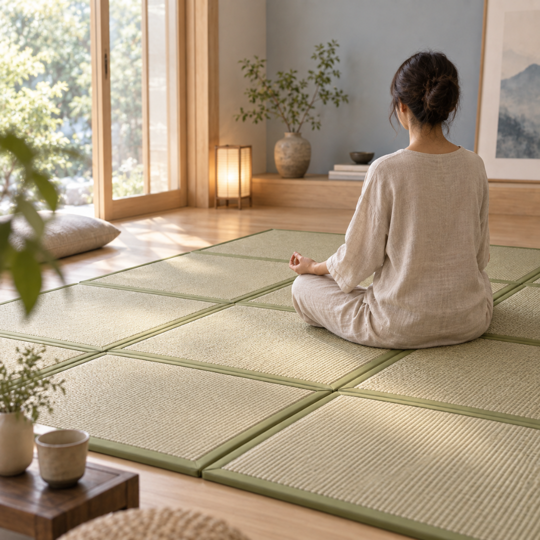 Dalle Tatami Japonaise Traditionnelle Vert