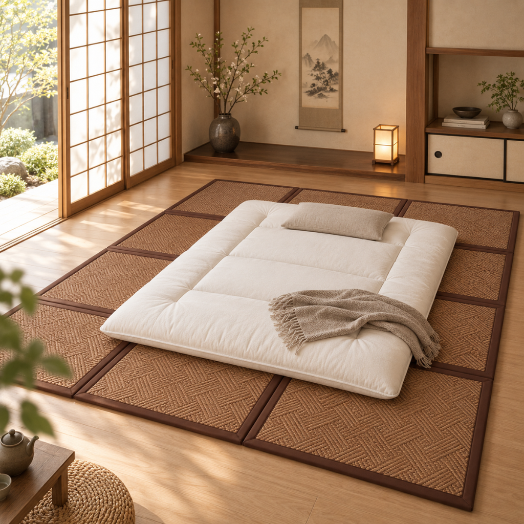 Dalle Tatami Japonaise Traditionnelle Marron