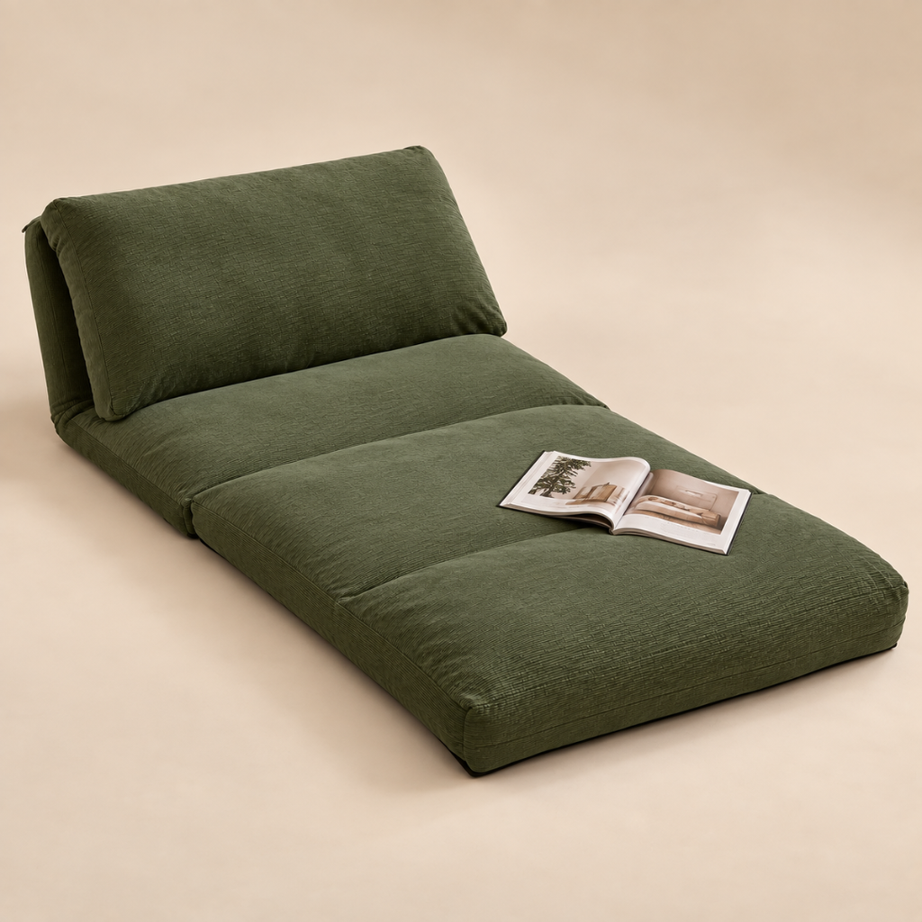 Canapé-Lit Futon Japonais Vert
