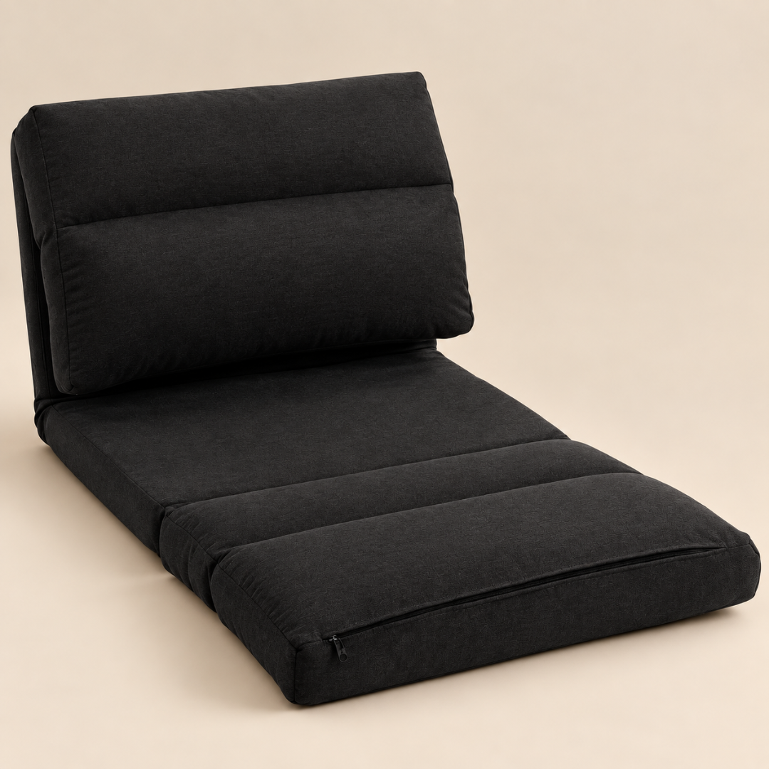 Fauteuil Futon Convertible Noir