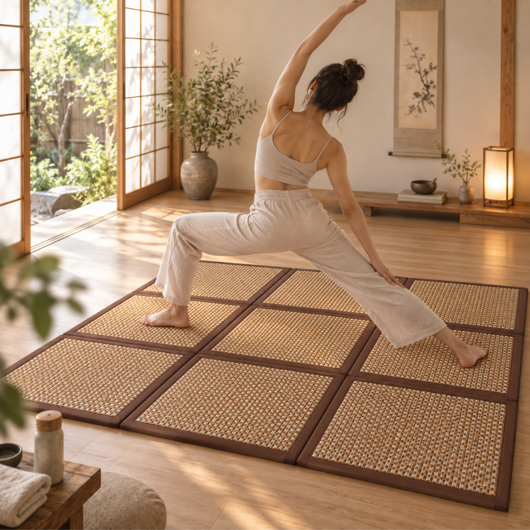 Dalle Tatami Japonaise Traditionnelle Beige