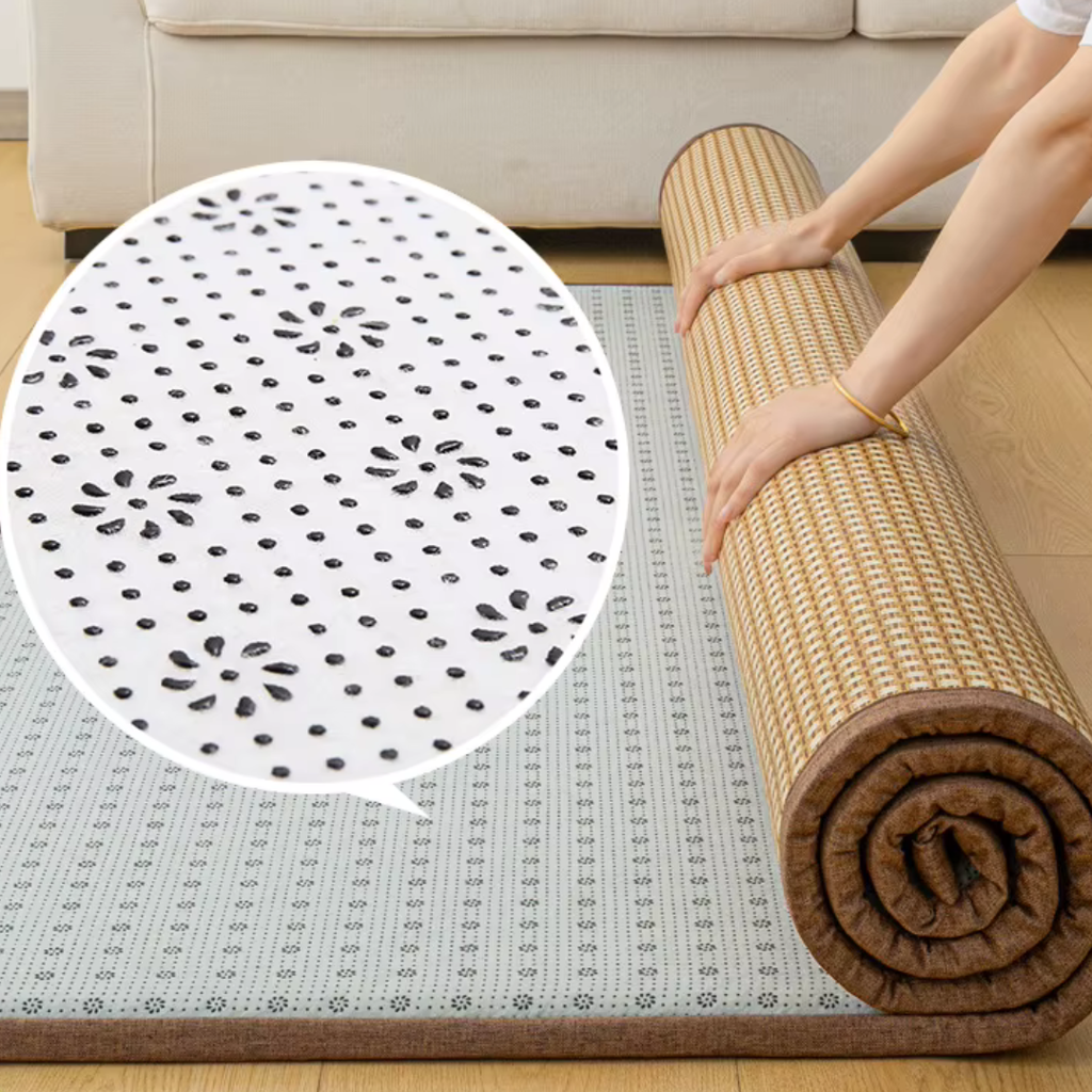 Tapis de Sol Japonais Épais Beige