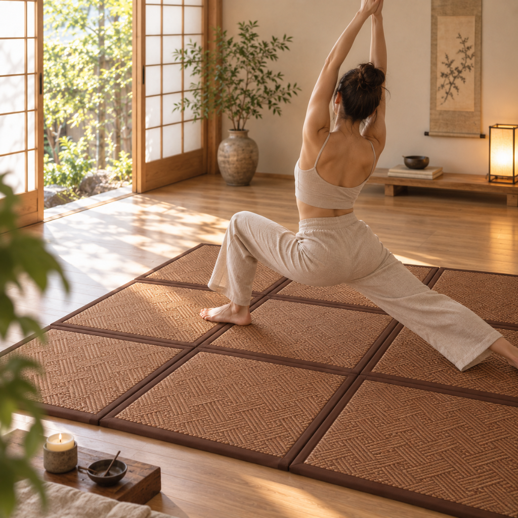 Dalle Tatami Japonaise Traditionnelle Marron