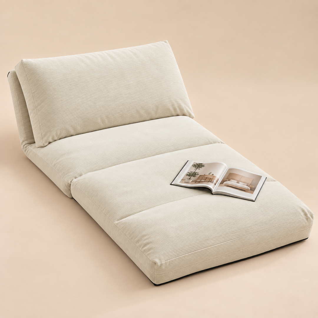 Canapé-Lit Futon Japonais Beige