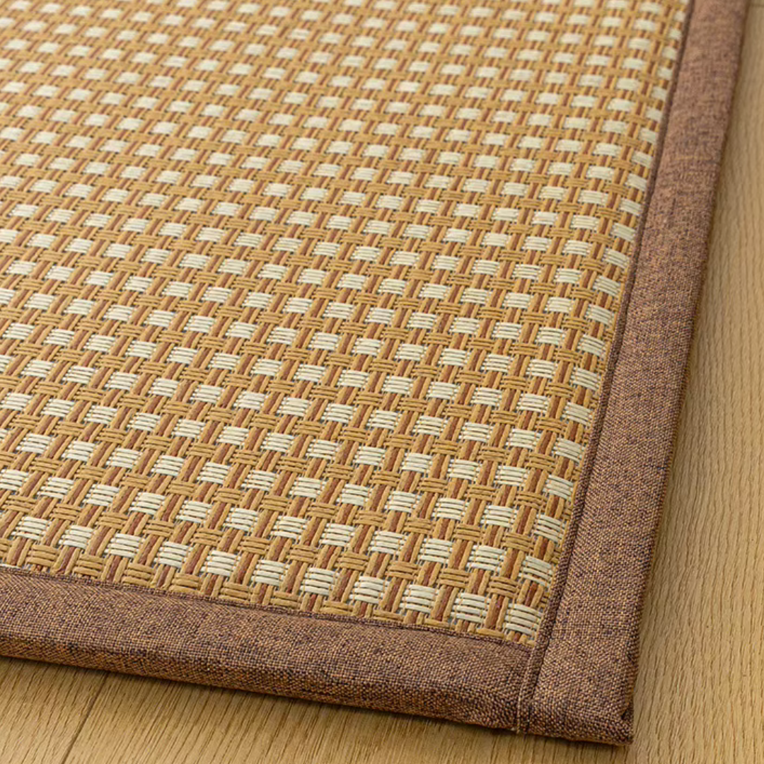 Tapis de Sol Japonais Épais Beige