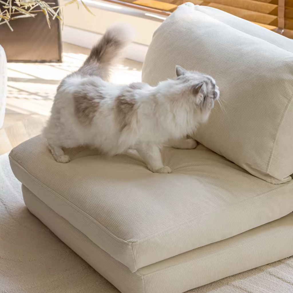 Fauteuil Futon Japonais Beige