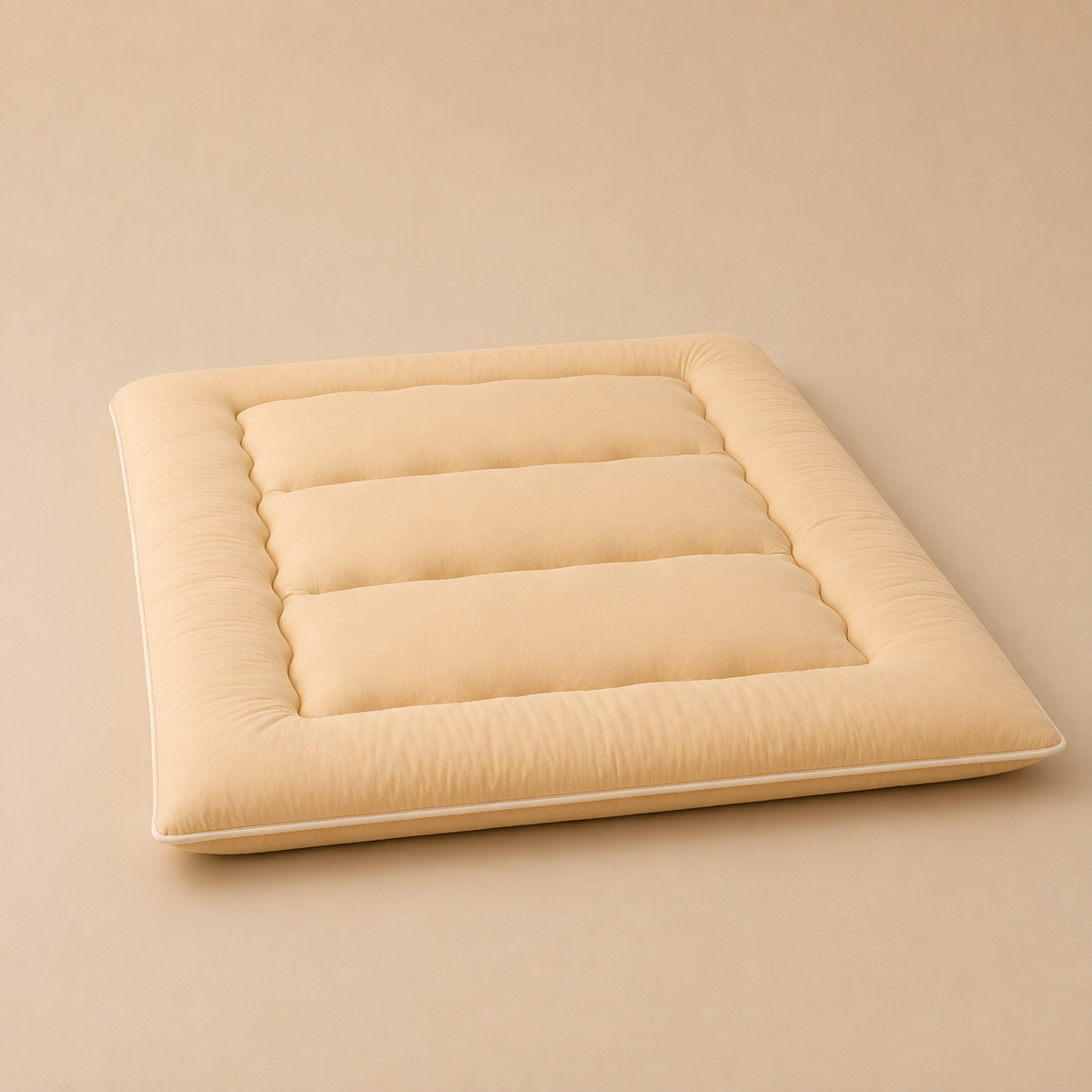 Matelas Futon Japonais Beige en Coton