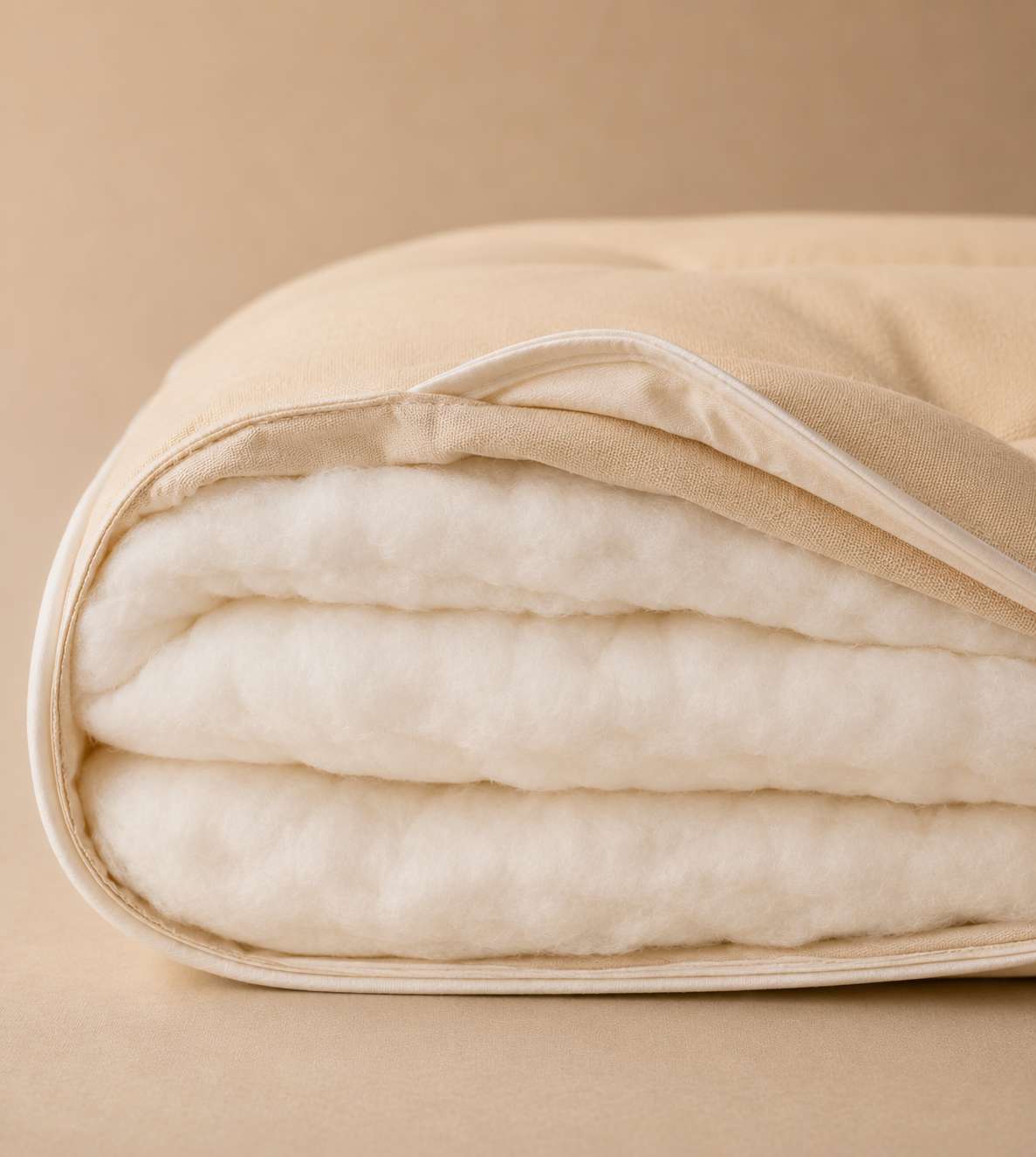 Matelas Futon Japonais Beige en Coton